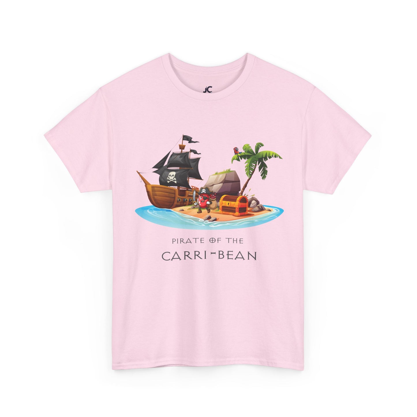 Pirates of the Carry-Bean Unisex Casual T-shirt