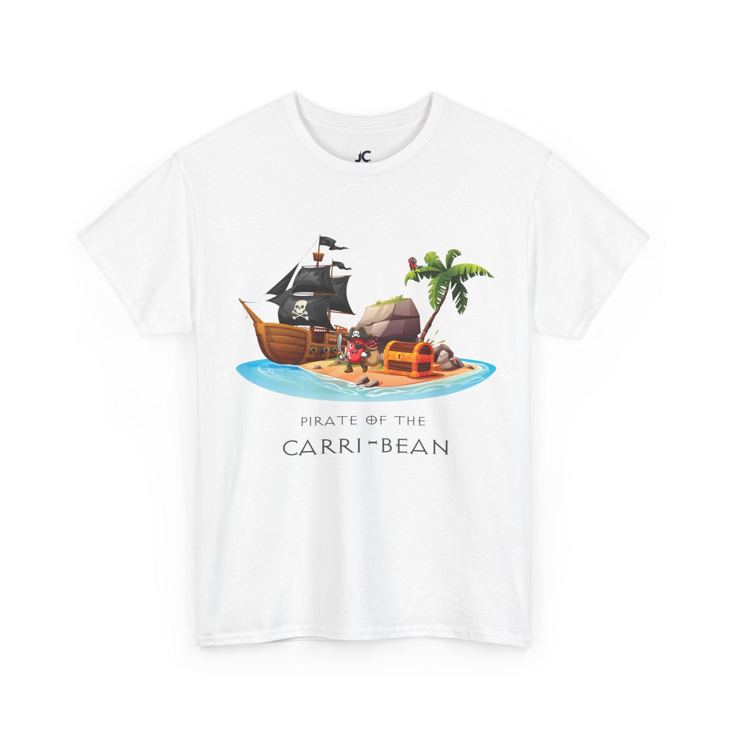 Pirates of the Carry-Bean Unisex Casual T-shirt