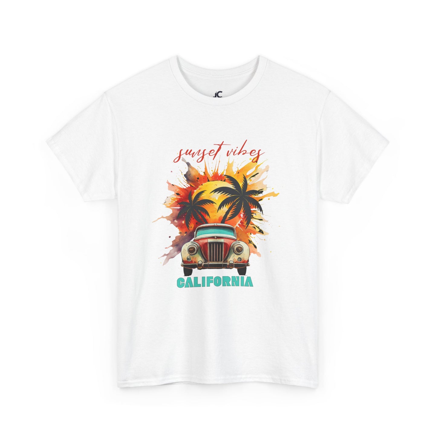 Sunset Vibes California Unisex Casual T-Shirt
