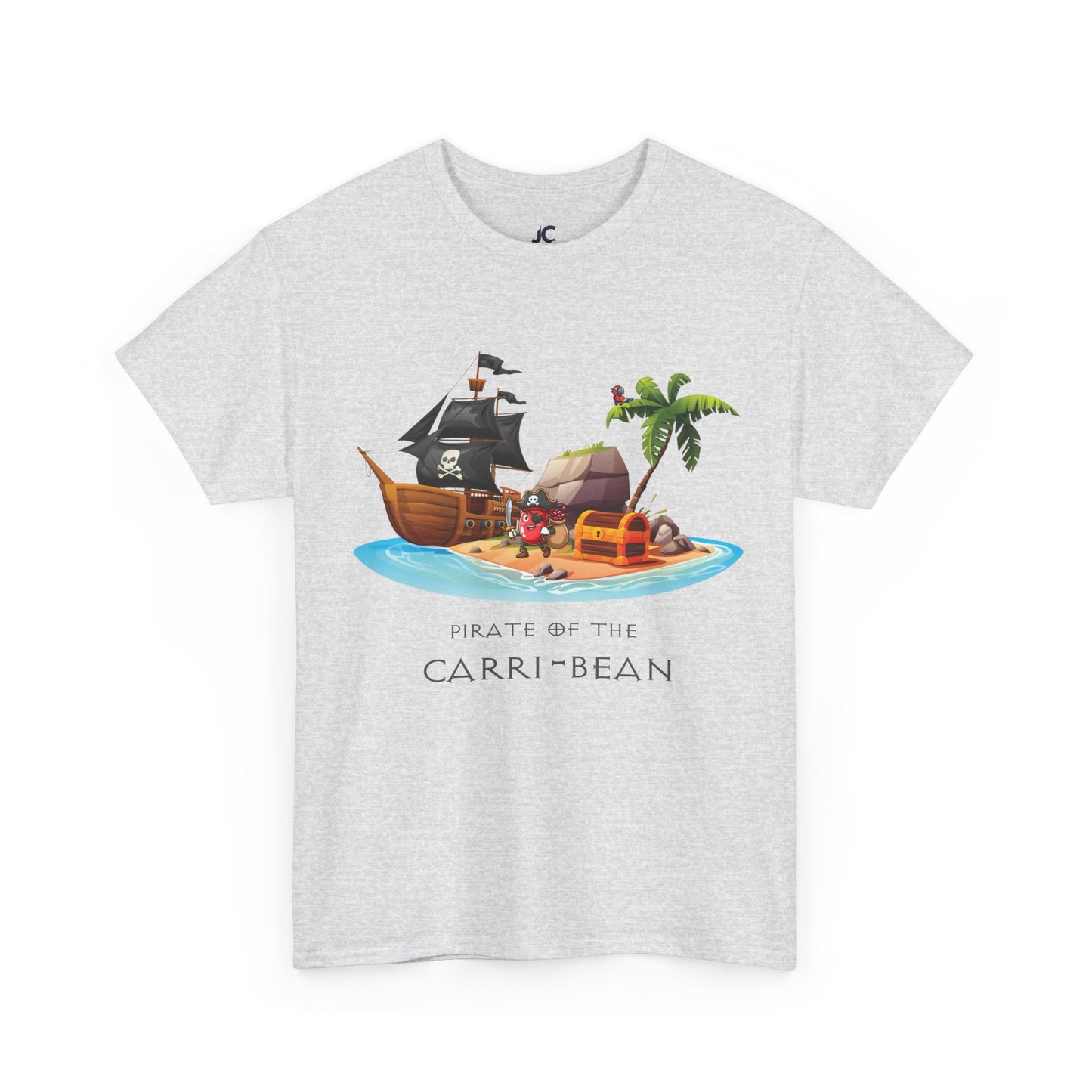 Pirates of the Carry-Bean Unisex Casual T-shirt