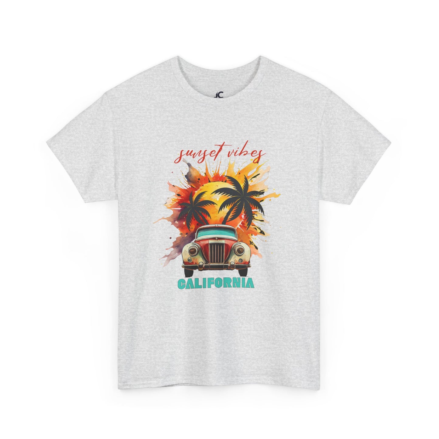 Sunset Vibes California Unisex Casual T-Shirt