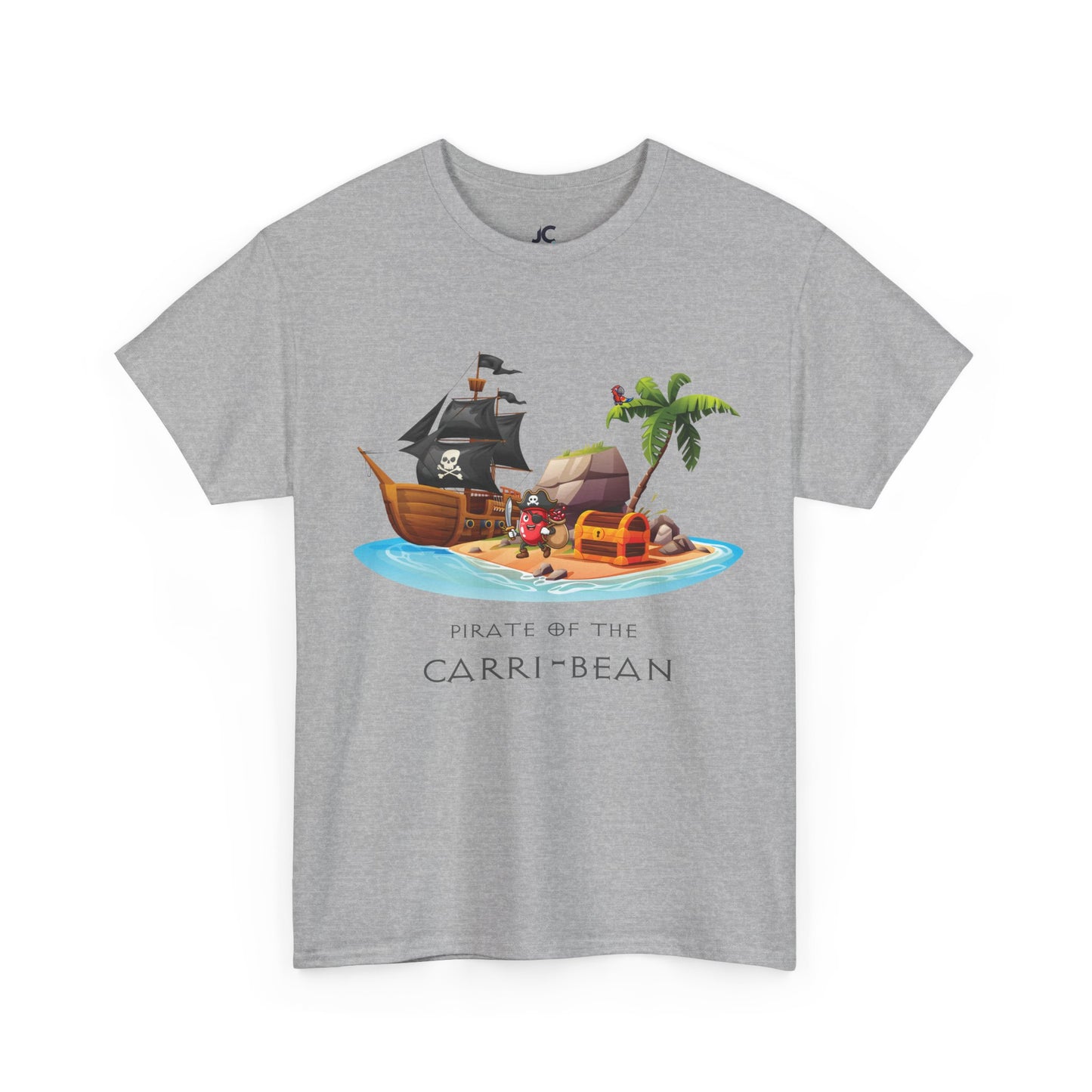 Pirates of the Carry-Bean Unisex Casual T-shirt