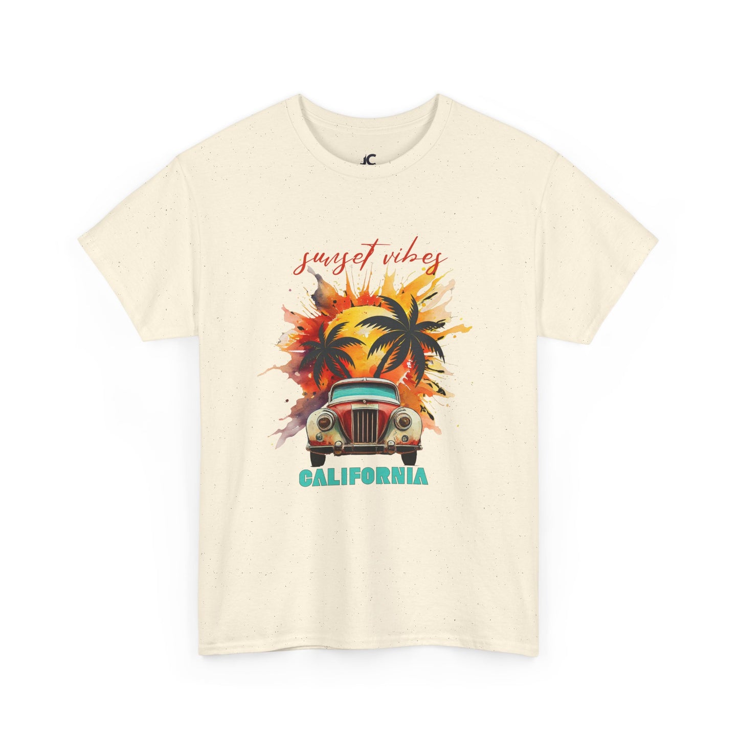 Sunset Vibes California Unisex Casual T-Shirt