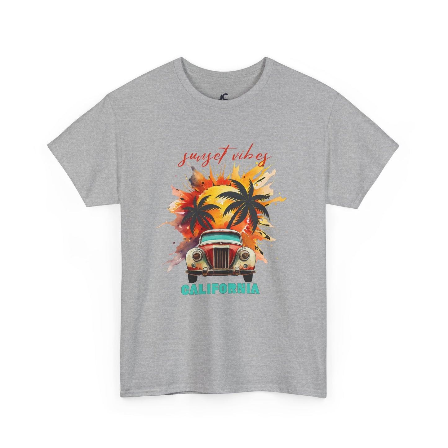 Sunset Vibes California Unisex Casual T-Shirt