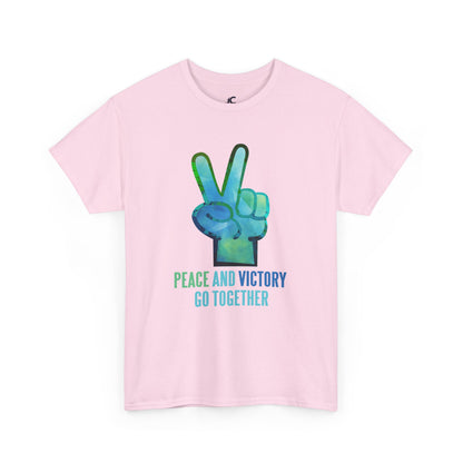 Peace & Victory Unisex Casual T-Shirt